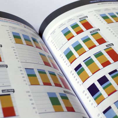Diseño de información y gráfico de libro de estadísticas.<p/>-World Bank Group-<p/>